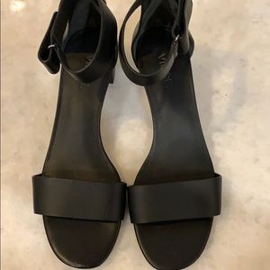 COPY - Vince Rita Leather Ankle-Strap Sandals 36 1/2 61/2
